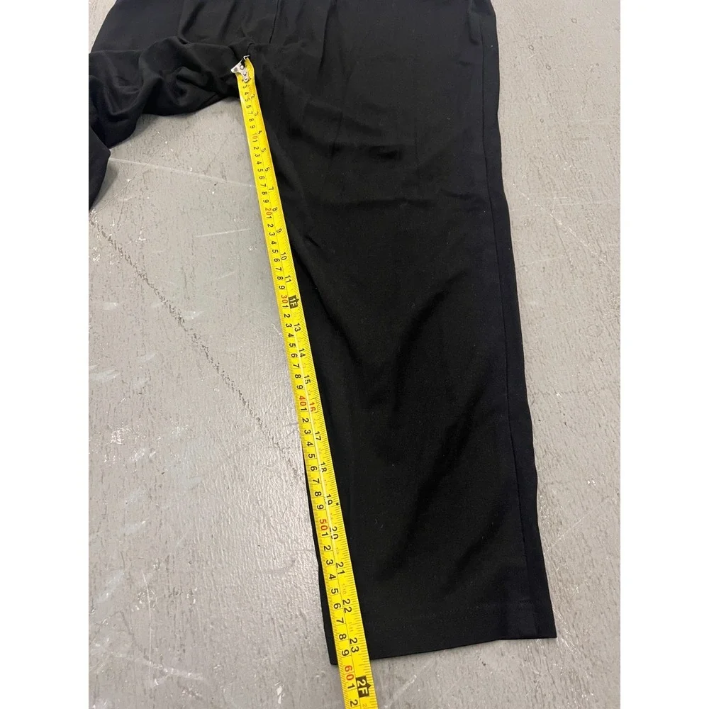 Soho Pants Womens XL Black Stretch Pintuck Straight Leg Trousers Business Office